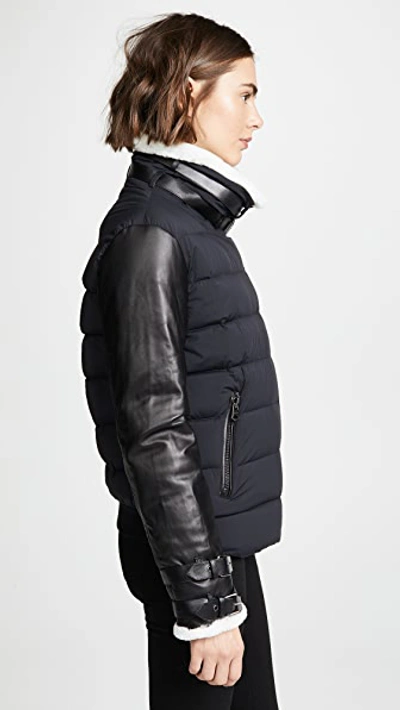 Shop Mackage Jovie Down Jacket In Black