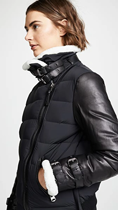 Shop Mackage Jovie Down Jacket In Black