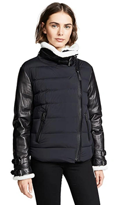 Shop Mackage Jovie Down Jacket In Black