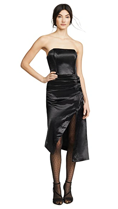 Shop Ramy Brook Metallic Carmen Dress In Black