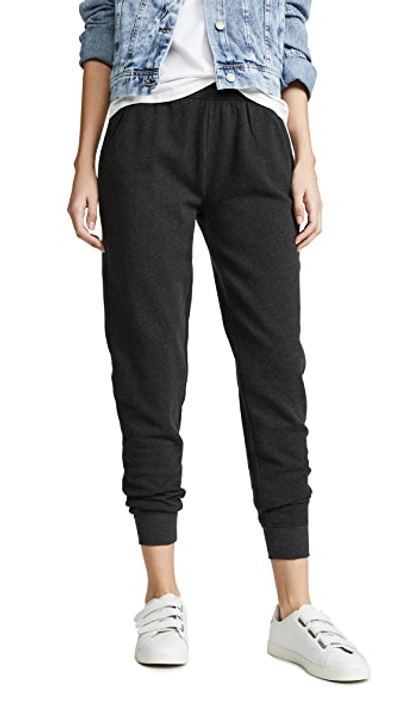 Shop Atm Anthony Thomas Melillo Slim Sweatpants In Charcoal Heather