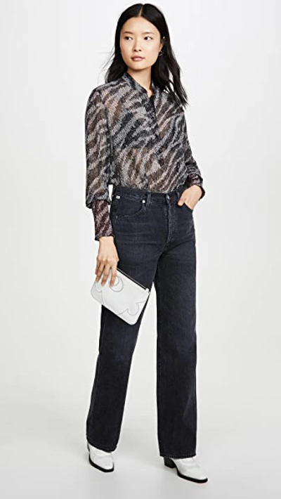 Shop Rag & Bone Maris Popover In Black Multi