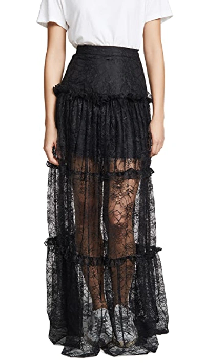 Shop Paper London Coquillage Skirt In Lace Is More