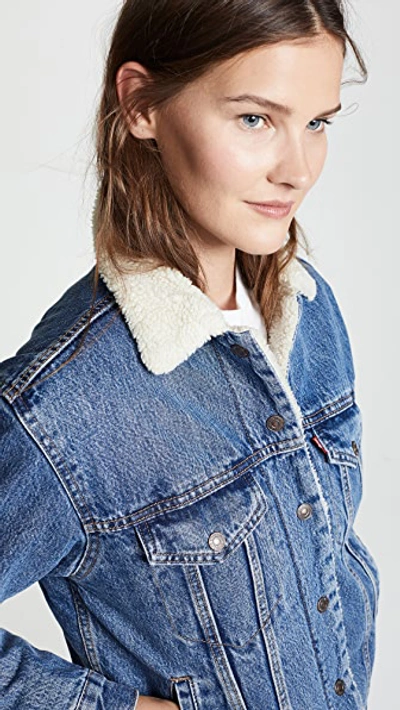 Ex-Boyfriend Sherpa Trucker Jacket