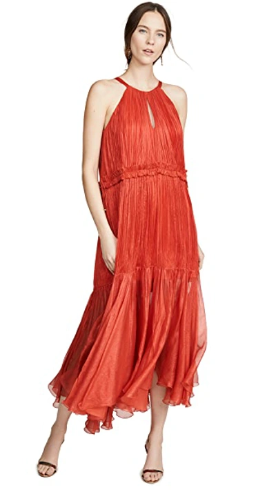 Shop Maria Lucia Hohan Maella Dress In Grenadine