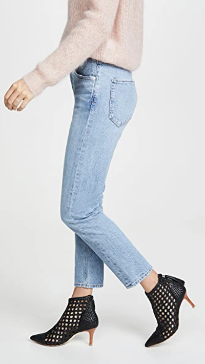 Shop Agolde Jamie Hi Rise Classic Jeans In Blur
