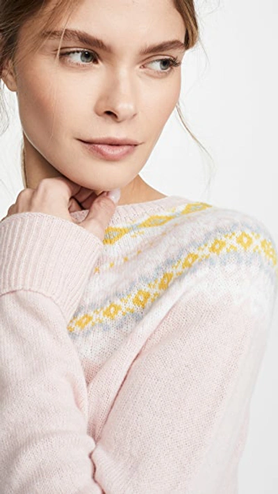 Shop Apc Miranda Pullover In Rose Pale