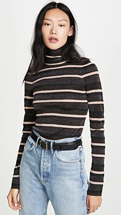 Shop Ulla Johnson Genie Turtleneck Sweater In Charcoal