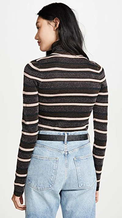 Shop Ulla Johnson Genie Turtleneck Sweater In Charcoal