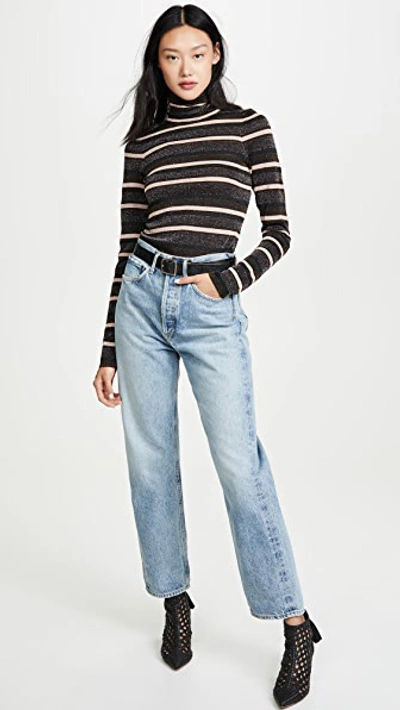 Shop Ulla Johnson Genie Turtleneck Sweater In Charcoal