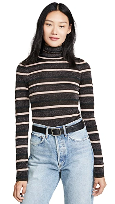 Shop Ulla Johnson Genie Turtleneck Sweater In Charcoal