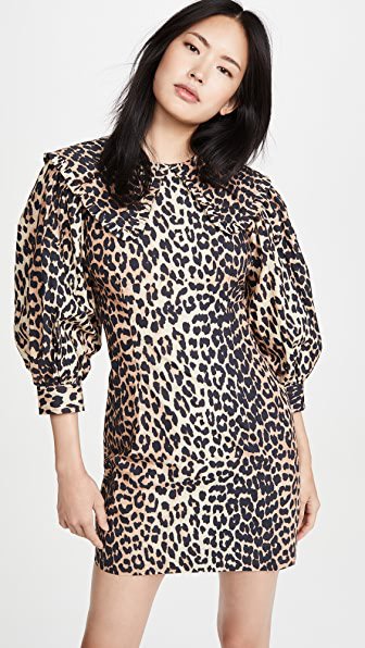 ganni cotton dress