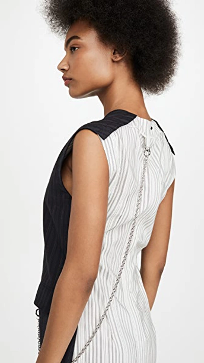 Doniella Pinstripe Dress