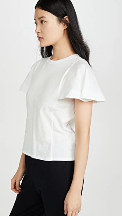 Shop Joie Aeowin T-shirt In Porcelain