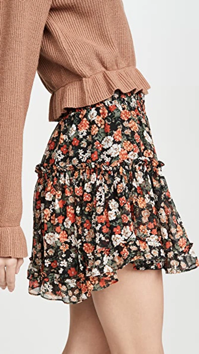 Shop Misa Marion Skirt In Safari Floral
