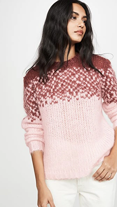 Shop Custommade Maggie Mohair Pullover In Peachskin