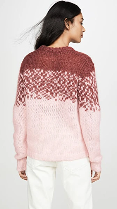 Shop Custommade Maggie Mohair Pullover In Peachskin