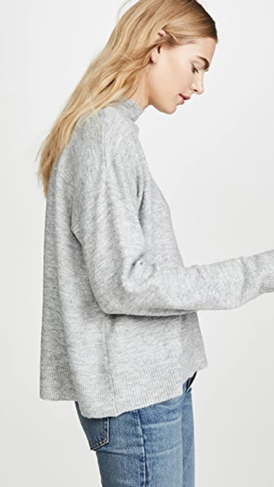 Shop Minkpink Funnel Neck Sweater In Grey Marle