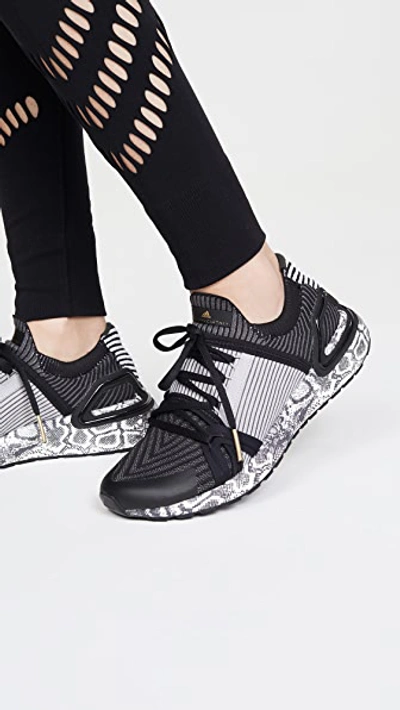 Shop Adidas By Stella Mccartney Ultraboost 20 S. Sneakers In Black-white/black-white/dgh So