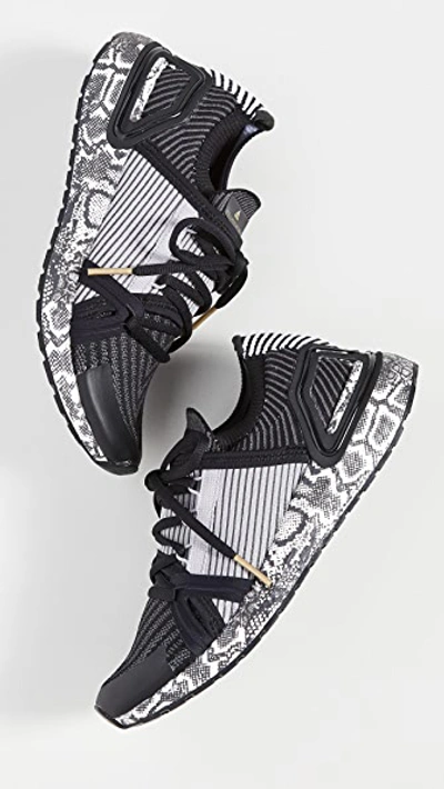 Shop Adidas By Stella Mccartney Ultraboost 20 S. Sneakers In Black-white/black-white/dgh So