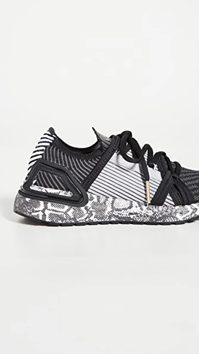 Shop Adidas By Stella Mccartney Ultraboost 20 S. Sneakers In Black-white/black-white/dgh So