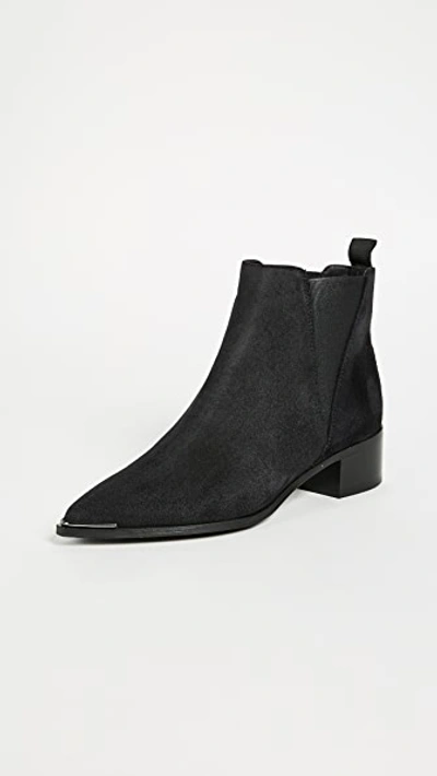 Shop Acne Studios Jensen Suede Booties In Black