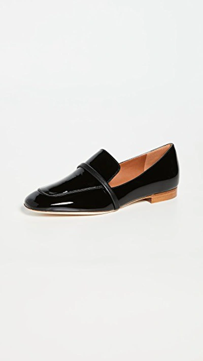 Shop Malone Souliers Jane Flats In Black/black