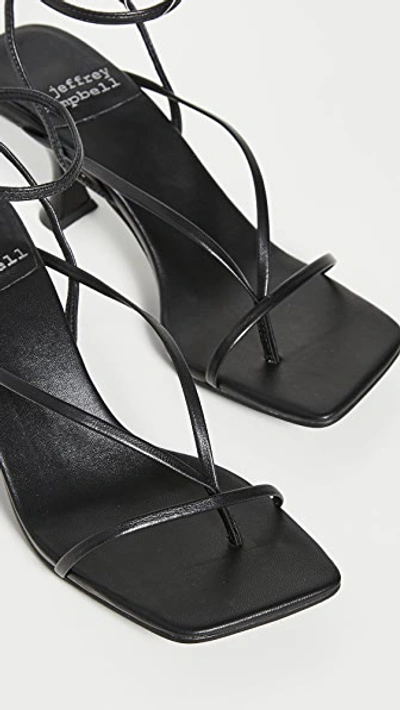 Shop Jeffrey Campbell Fluxx Sandals In Black