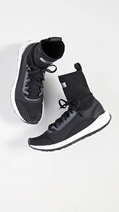Shop Adidas By Stella Mccartney Ultraboost Hd S. Sneakers In Black/white/utility Black/iron