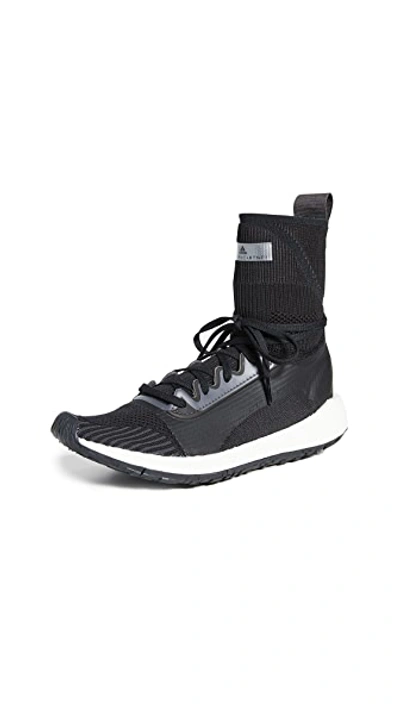 Shop Adidas By Stella Mccartney Ultraboost Hd S. Sneakers In Black/white/utility Black/iron