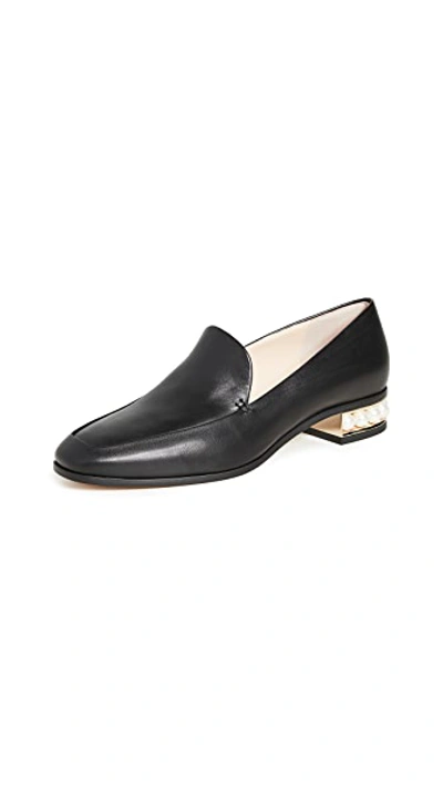 Shop Nicholas Kirkwood Casati Moccasin Loafers In Black