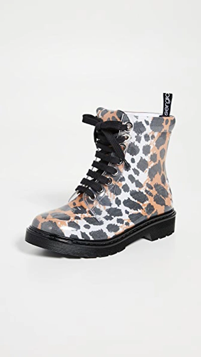 Shop Sergio Rossi Winter Jelly Boots In Bianco