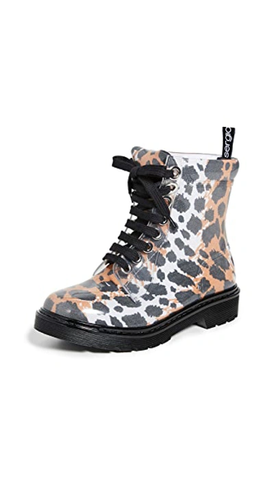 Shop Sergio Rossi Winter Jelly Boots In Bianco