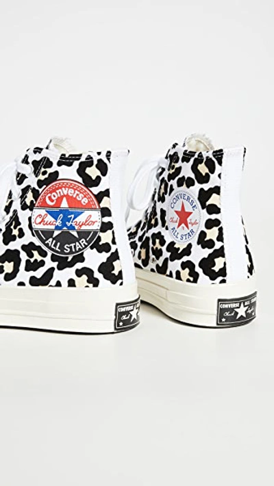 Nogen som helst Aske angivet Converse Logo Play Chuck 70 Leopard-print Canvas High-top Sneakers In Grey  | ModeSens