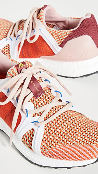 Shop Adidas By Stella Mccartney Ultraboost Sneakers In Legred/actora/ftwwht