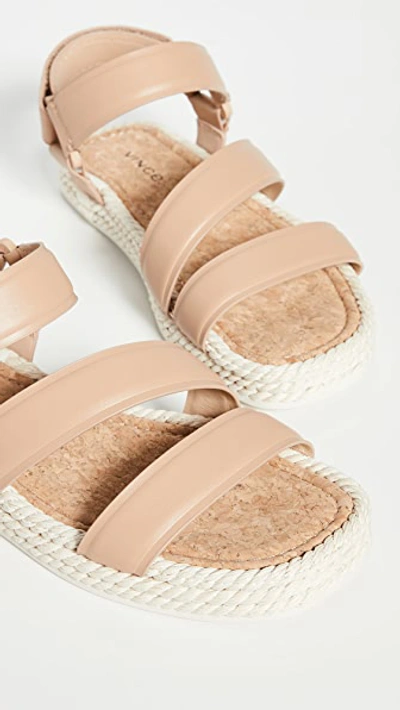 Shop Vince Elian Espadrille Sandals In Cappuccino