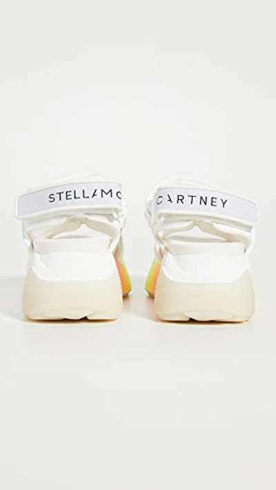 Shop Stella Mccartney Chunky Sandals In White/wht-blak