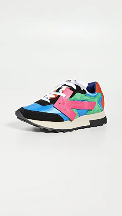 Shop Off-white Hg Runner Sneakers In Multi/fuchsia