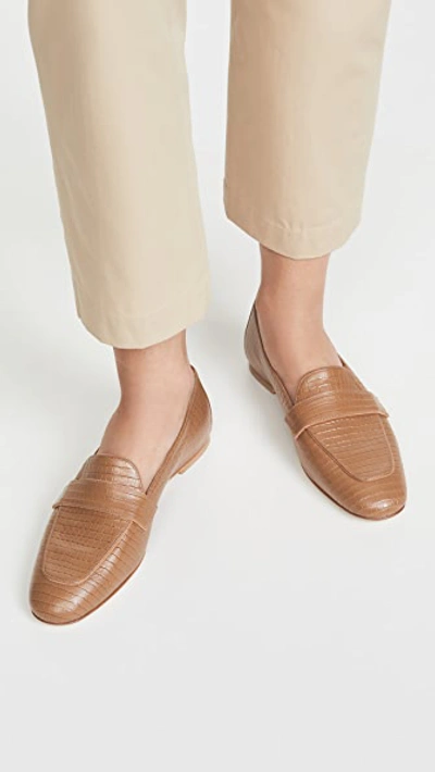 Shop Stuart Weitzman Payson Loafers In Cappuccino