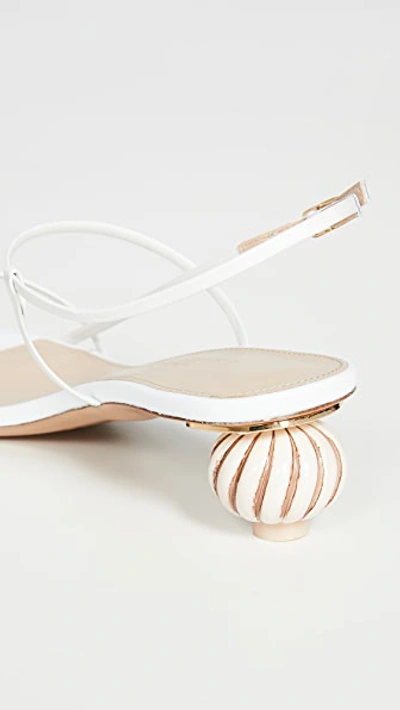 Shop Jacquemus Manosque Sandals In White