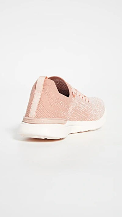 Shop Apl Athletic Propulsion Labs Techloom Breeze Sneakers In Simply Rose/tan