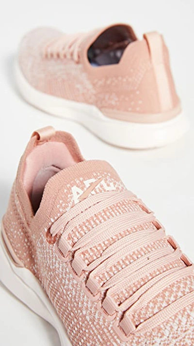 Shop Apl Athletic Propulsion Labs Techloom Breeze Sneakers In Simply Rose/tan