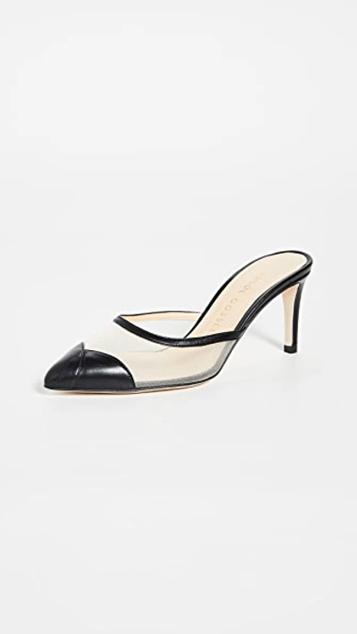 Shop Chloe Gosselin Rachel Mules In Black/nude