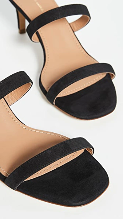 Shop Mansur Gavriel Fino Slides In Black