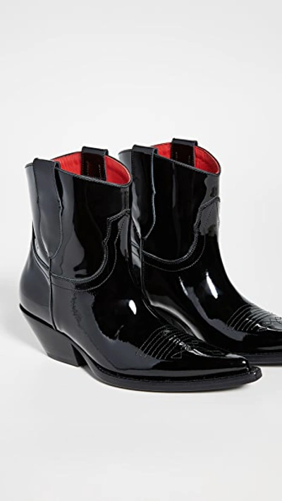 Shop Maison Margiela Cowboy Boots In Black