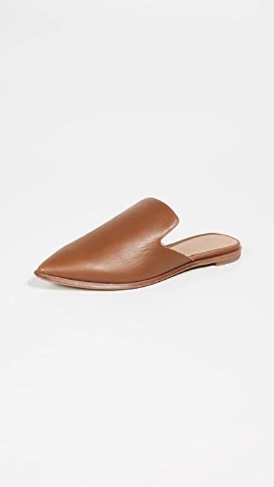 Shop Madewell Gemma Mules In English Saddle