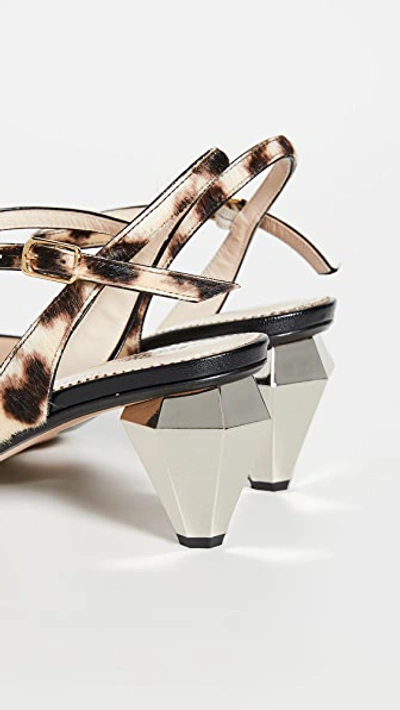 Shop Marc Jacobs The Slingback Pumps In Camel Multi