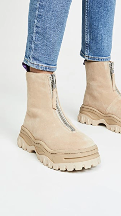Shop Eytys Raven Jogger Boots In Dune