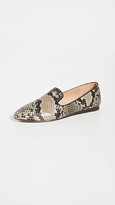 Shop Veronica Beard Griffin Loafers In Taupe