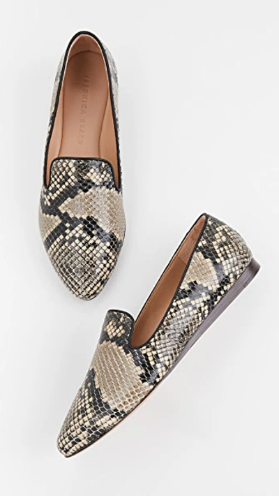 Shop Veronica Beard Griffin Loafers In Taupe